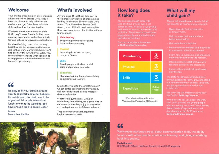 Dofe - Parents Info 1